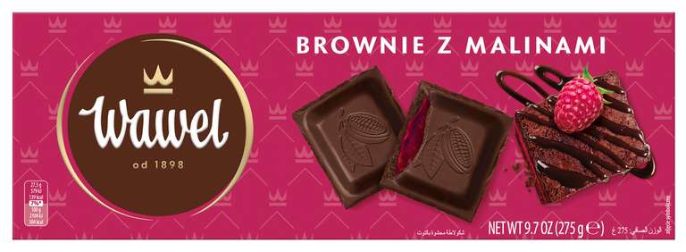 Wawel Brownie z malinami czekolada 275g - biedronka