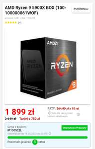 Procesor AMD Ryzen 9 5900X BOX z PL