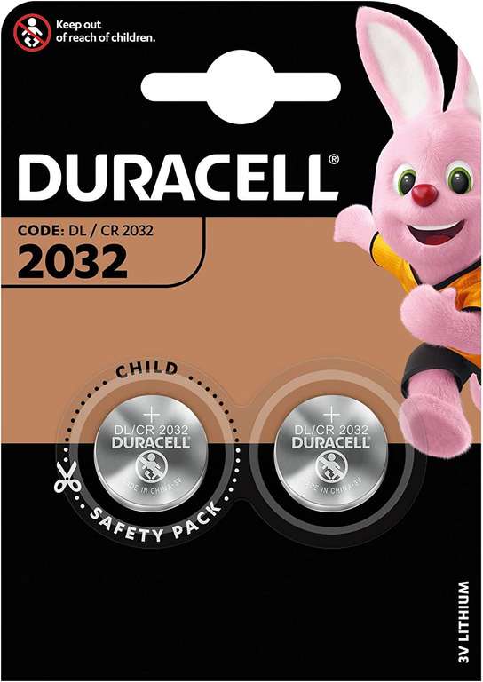 Duracell 2032 Baterie Guzikowe 3 V/ 2 szt