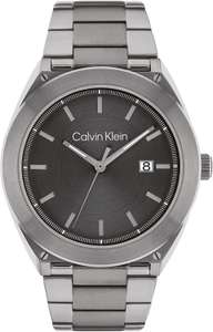 Calvin Klein Męski analogowy zegarek kwarcowy z paskiem