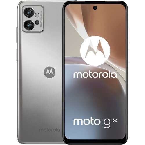 Smartfon MOTOROLA Moto G32 8/256GB 6.5" 90Hz Srebrny (A od 1 marca dodatkowo kod 50zł na zakupy)