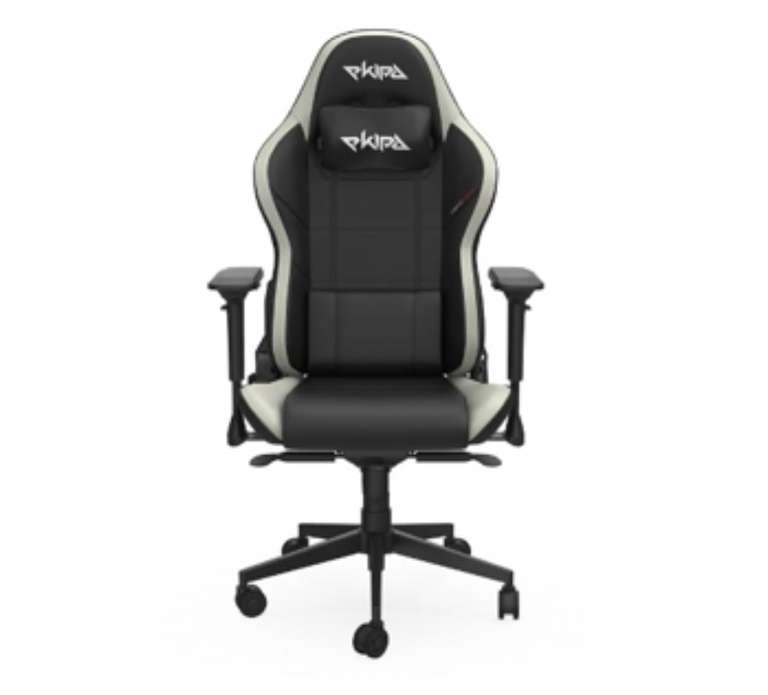 Fotel SPC Gear SPG054 SR600 Ekipa Edition Gamingowy do 120kg Skóra ECO Czarno-biały