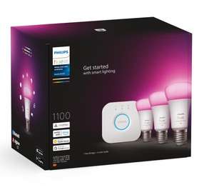 3x Philips Hue White and Colour Ambiance 1100lm + Mostek