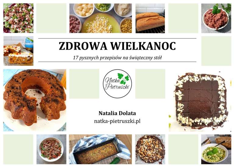 E-book z przepisami "Zdrowa Wielkanoc" od natka-pietruszki.pl