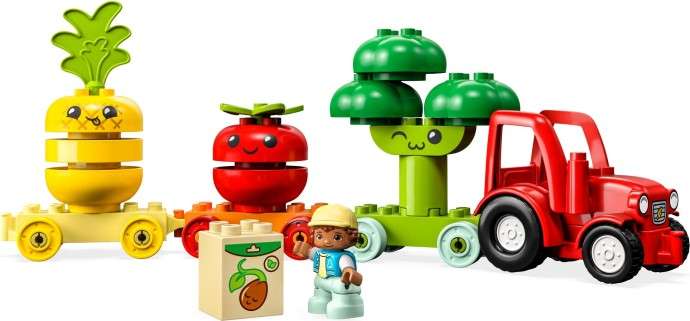 LEGO DUPLO 10988 Przejażdżka autobusem | LEGO DUPLO 10982 Traktor z warzywami i owocami