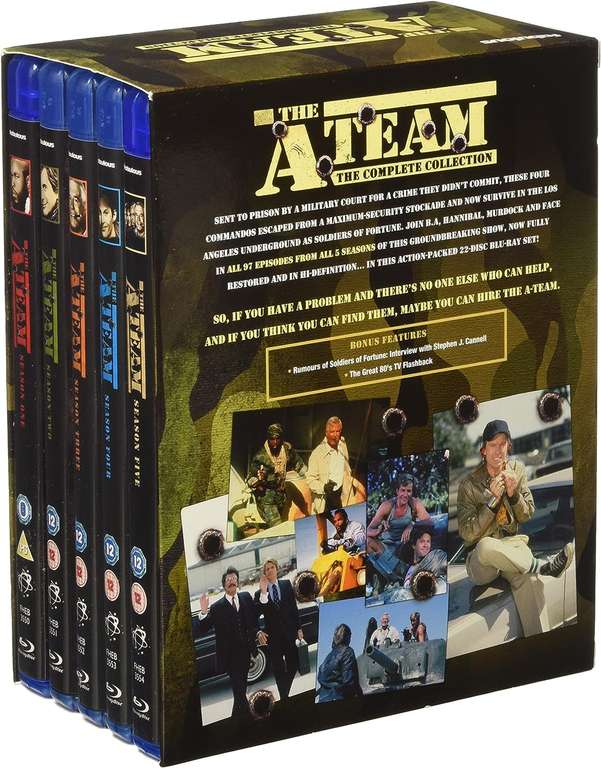 The A-Team Drużyna A serial na blu ray Amazon