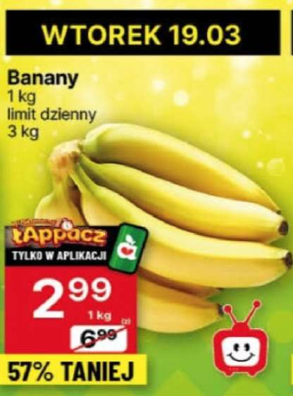 Banany kg @Delikatesy Centrum