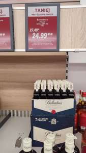 Whisky Ballantines Finest 40% 0,2L 24,99zl/szt. przy zakupie dwóch @Lidl cała Polska