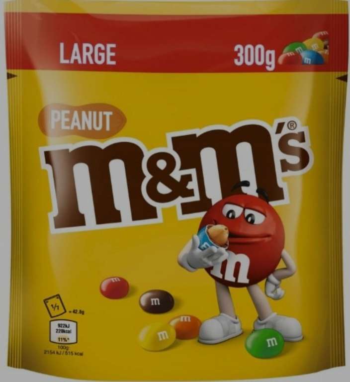 Cukierki Drażetki orzechowe M&M's w czekoladzie 300 g