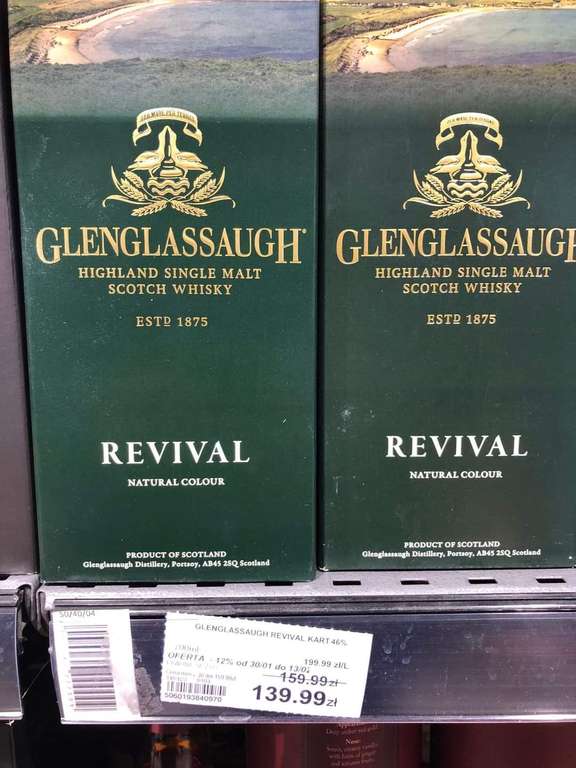 GlenDronach 12yo/Glenglassaugh Revival/Benriach 10yo Smoky i Original Ten - whisky single malt - Leclerc