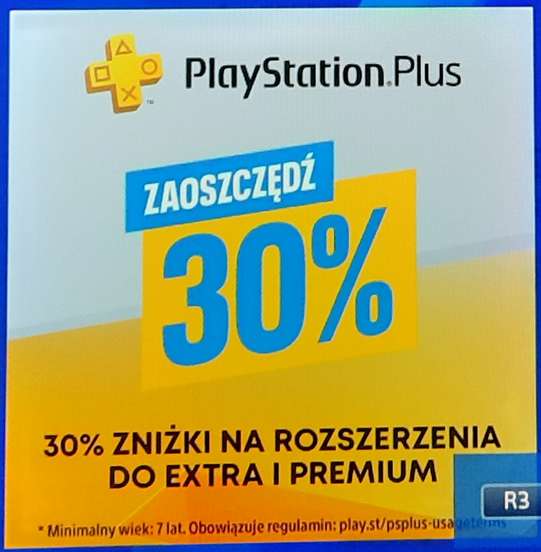 30% zniżki na rozszerzenia do PlayStation Plus Extra i Premium dla wybranych