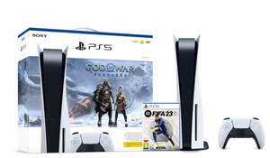 Konsola Sony PlayStation 5 (PS5) + God of War Ragnarok + FIFA 23