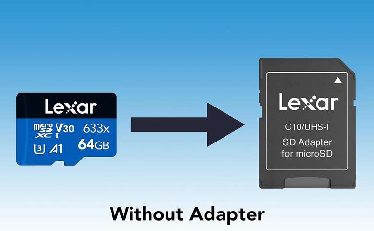 Karta microSDXC Lexar 633x A1