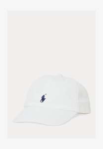 Polo Ralph Lauren biała czapka dziecięca z daszkiem CHINO BASEBALL