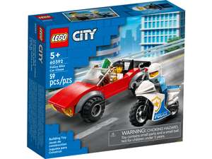 LEGO 60392 City - Motocykl policyjny - pościg za samochodem