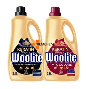 Woolite Colors Dark Płyn do Prania Kolorowego Czarnego 120pr 2 x 3,6L ( 7,91zł/litr )