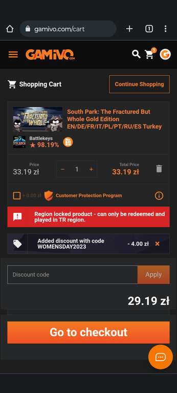 South Park The Fractured But Whole GOLD Edition Xbox One VPN Turcja
