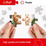 Puzzle na wesoło: Trefl - Dama z Kotem - 1000 Elementów 18,99 zł/Mona Lisa i Kot mruczek 500 elem. -19,47 zł