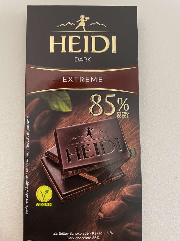 Czekolada Dark 85% Heidi 80g LIDL