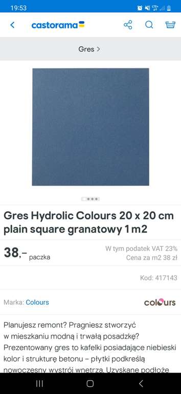 Gres Hydrolic 20x20