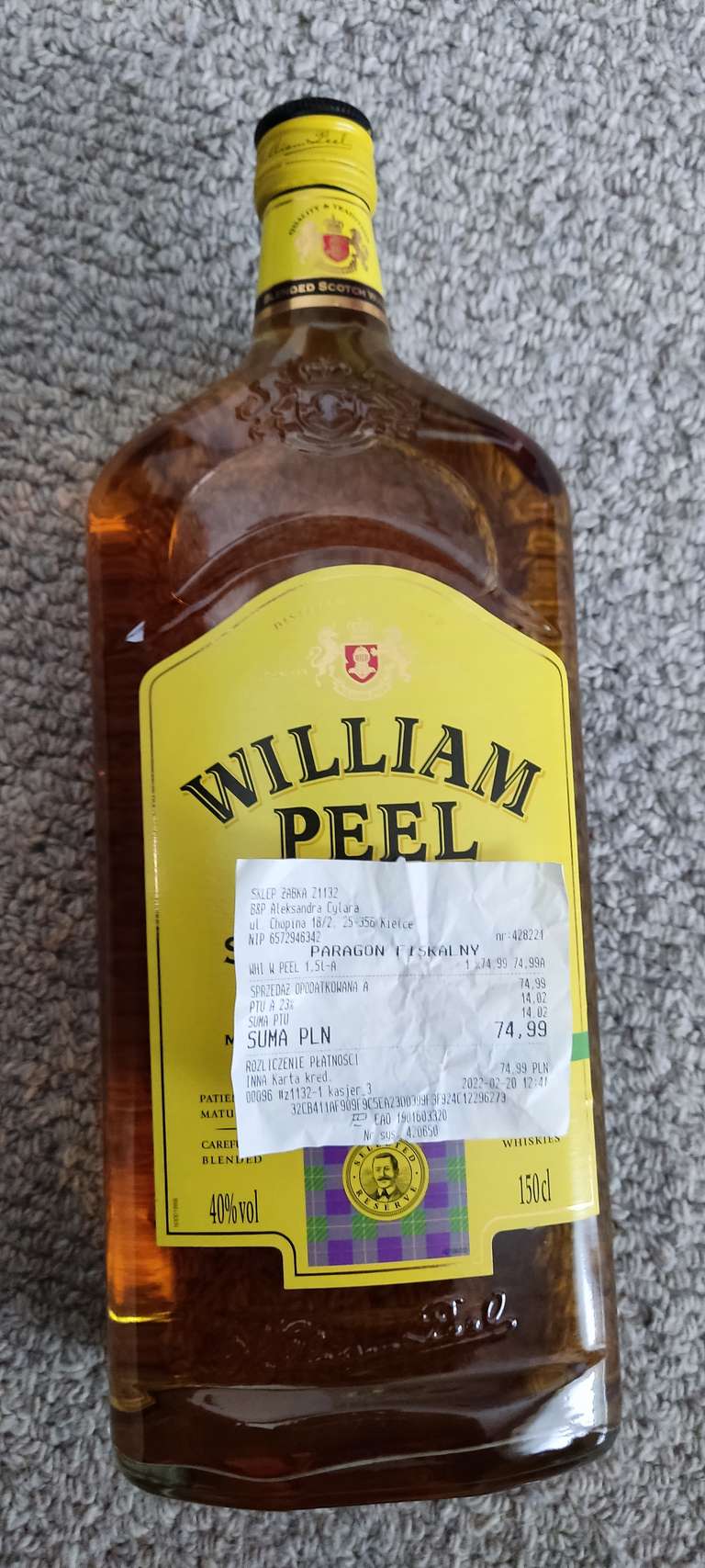 William Peel 1,5L Whisky @ Żabka