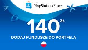 Doładowanie PlayStation Network PSN 140 zł za 115.16 zł i 100 zł za 82.55