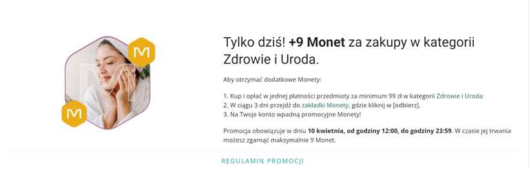 + 9 monet w kategorii Zdrowie i Uroda od południa @Allegro MWZ 99 złotych