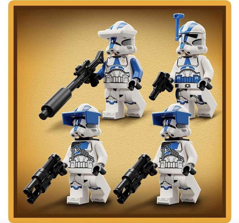 LEGO Star Wars 75345 Zestaw bitewny – żołnierze-klony z 501. legionu | darmowa dostawa z Amazon Prime