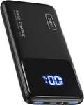 INIU Power Bank, 10500mAh Powerbank Szybkie Ladowanie USB C in & out, 22.5W PD 3.0 QC 4.0 Wyświetlacz LED