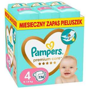 Pieluchy Pampers Premium Care 4 (9-14kg) 174 sztuki
