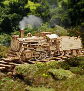 Drewniany model lokomotywy 1:80 | Darmowa dostawa z Chin | $7.05 @ Aliexpress