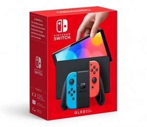 Konsola Nintendo Switch OLED czerwono-niebieski