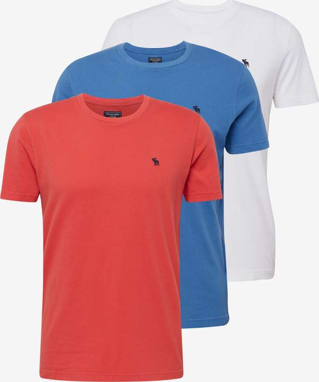 3 Koszulki Abercrombie & Fitch t-shirt 3 Kolory