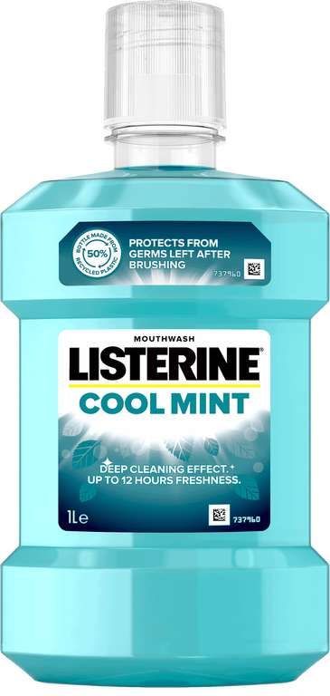 LISTERINE Cool Mint 1L (8,25zł za 0,5L)