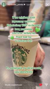 Starbucks dla WOŚP - przelew, herbata, Cold Brew lub Peach Iced Tea // Tall