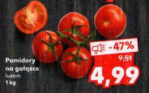 Pomidory na gałązce luzem 1kg @Kaufland