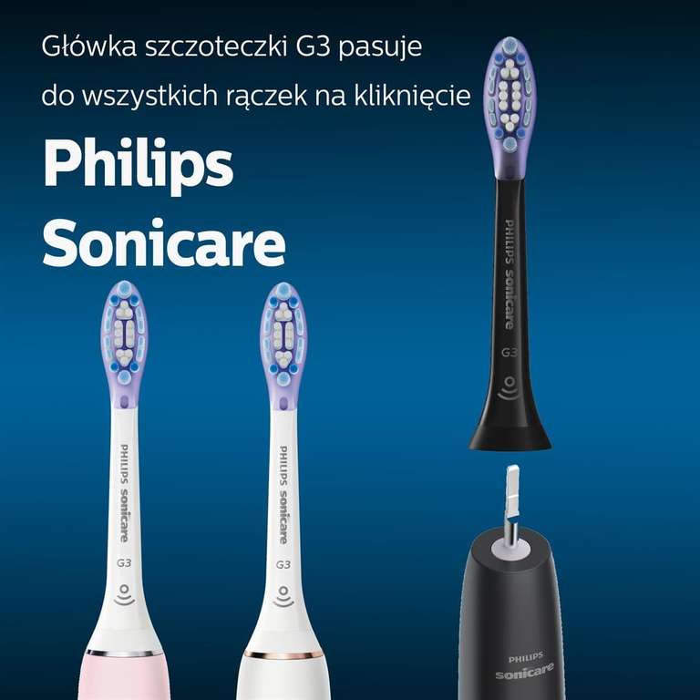 Główki szczoteczki Philips Sonicare G3 Premium Gum Care – 4 x HX9054/33