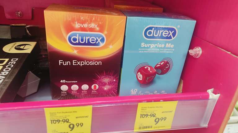 Durex prezerwatywy 40 sztuk rossmann