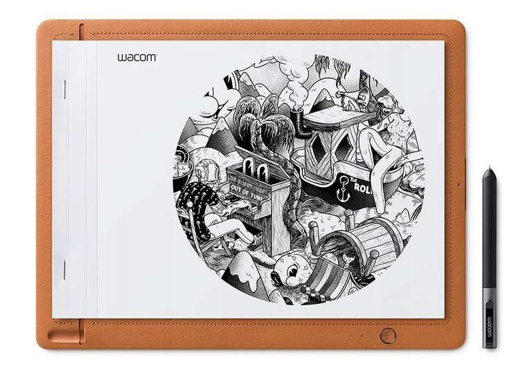 Tablet graficzny Wacom Sketchpad Pro Brown (2540 LPI, 28.5 x 35.4 x 4.5 cm) @ Allegro