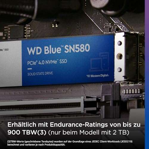 Dysk SSD WD Blue SN580 2TB do 4.150MBps