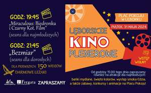 Kino plenerowe w Lęborku: bezpłatne seanse: Miraculous: Biedronka i Czarny Kot (dla dzieci) oraz „Bezmiar” (dla dorosłych), darmowe leżaki
