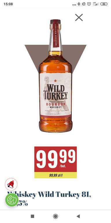 Whiskey Wild Turkey 81, litr