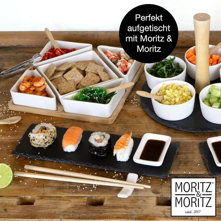 Moritz & Moritz 11-częściowy zestaw do serwowania przekąsek. Inne w opisie.