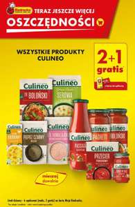 Wszystkie produkty Culineo 2+1 - Biedronka