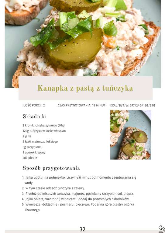 e-book Pyszna kanapka 36 przepisów Dieta 50% taniej