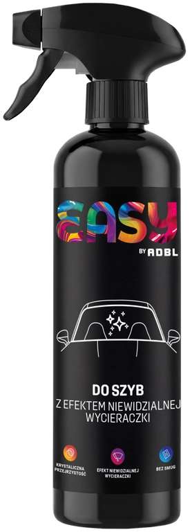 Easy By ADBL Płyn do szyb z efektem niewidzialnej wycieraczki 450 ml (w opisie odmrażacz)