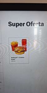 McRoyal + średnie frytki + puszka CocaCola McDonald's super oferta tylko w Częstochowie do 26 czerwca