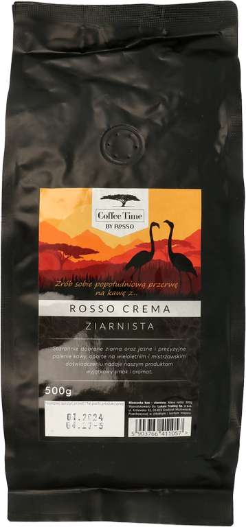 Kawa ziarnista Coffee Time by Rosso ROSSO CREMA 500g @Rossmann