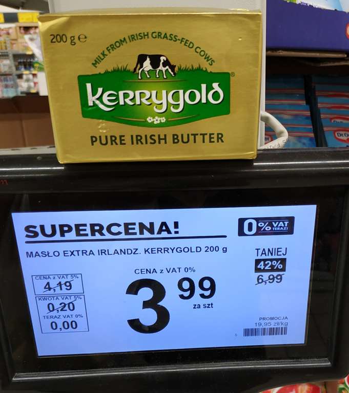 Masło Irlandzkie Kerrygold 200g Biedronka