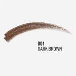 Rimmel Professional kredka do brwi z grzebykiem nr 001 – Dark Brown